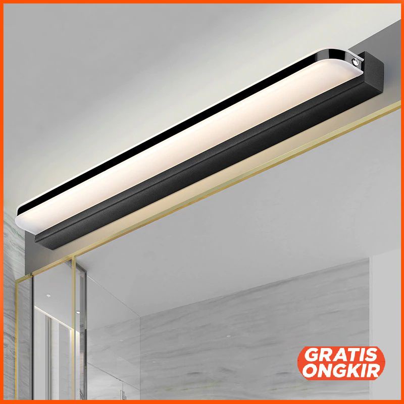 Lampu Cermin LED Modern Linear Wall Cool White 14W 62 cm