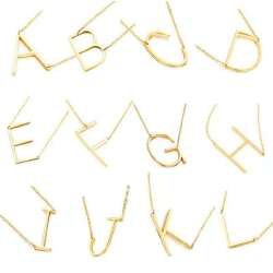 kalung huruf/kalung nama/liontin huruf/liontin nama/kalung alphabet/kalung korea/perhiasan korea