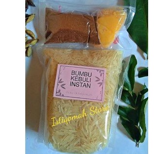 

Nasi Kebuli Instan 500 gr/ Beras Basmati dengan bumbu Nasi kebuli dan minyak samin
