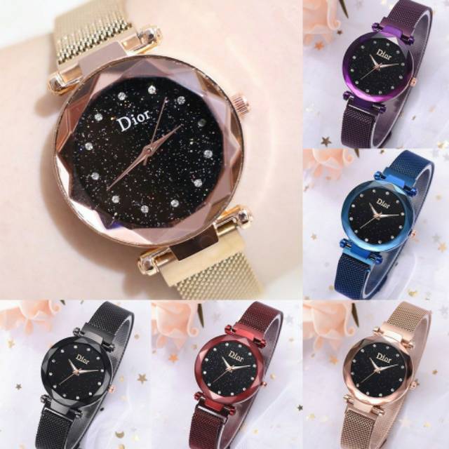 JAM TANGAN WANITA JAM MAGNET RANTAI JAM TANGAN ANALOG IMPORT JAM MURAH GROSIRAN