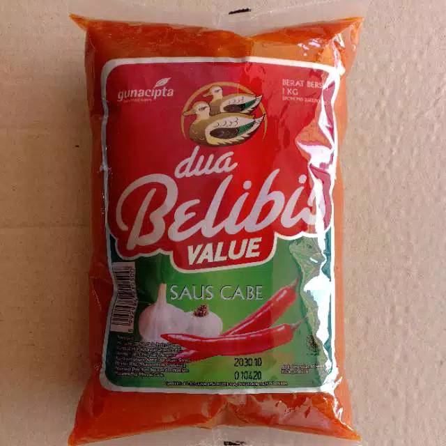 

DUA BELIBIS value saus cabe 1kg [refill]