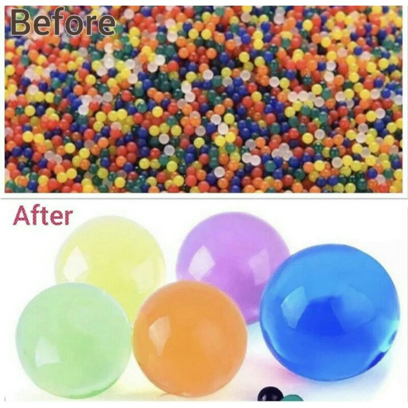 1 sachet Mainan rendaman / waterbeads hyrogel hewan / rendaman bola