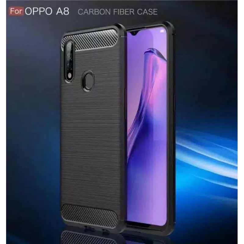 Case Oppo A31/A8 Premium Case Fiber carbon ultimatte