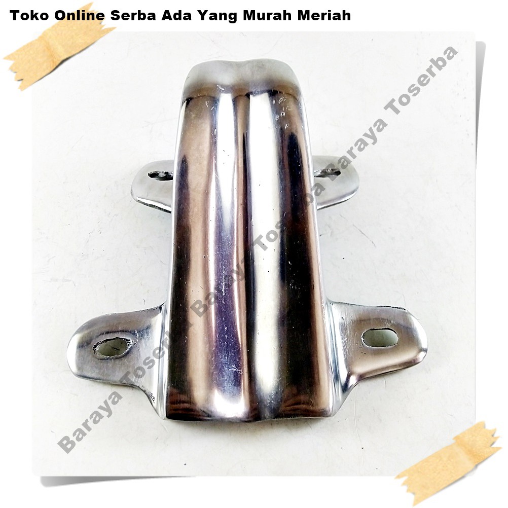 Dudukan Pangkon Lampu Belakang CB CB100 V80 Chrome  Aksesoris