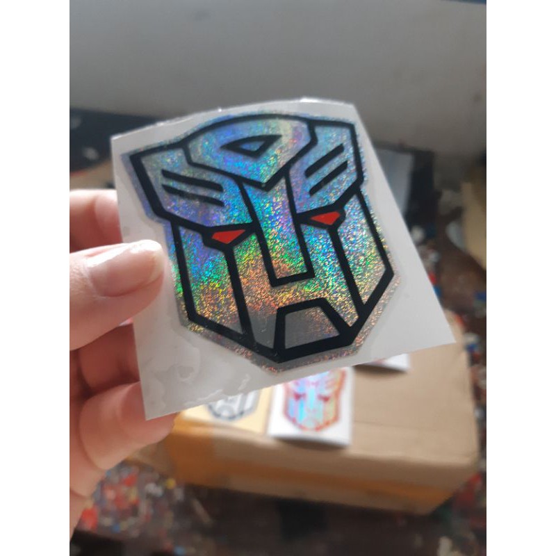 

STIKER TRANSFORMERS bahan scotlight dan hologram