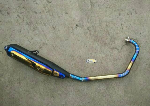 Knalpot tsukigi vixion -knalpot standar racing vixion Pipa leheran full cacing
