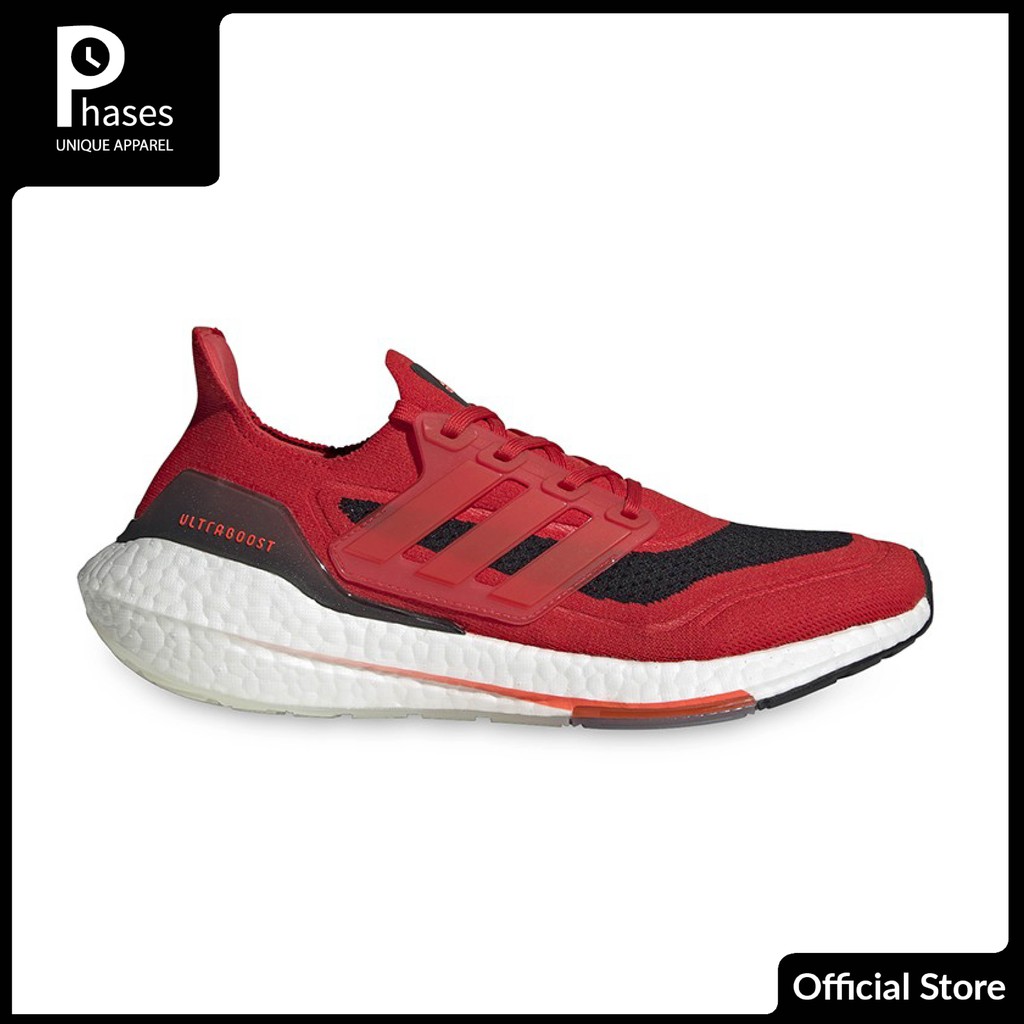 Adidas Ultraboost 21 Red White Original
