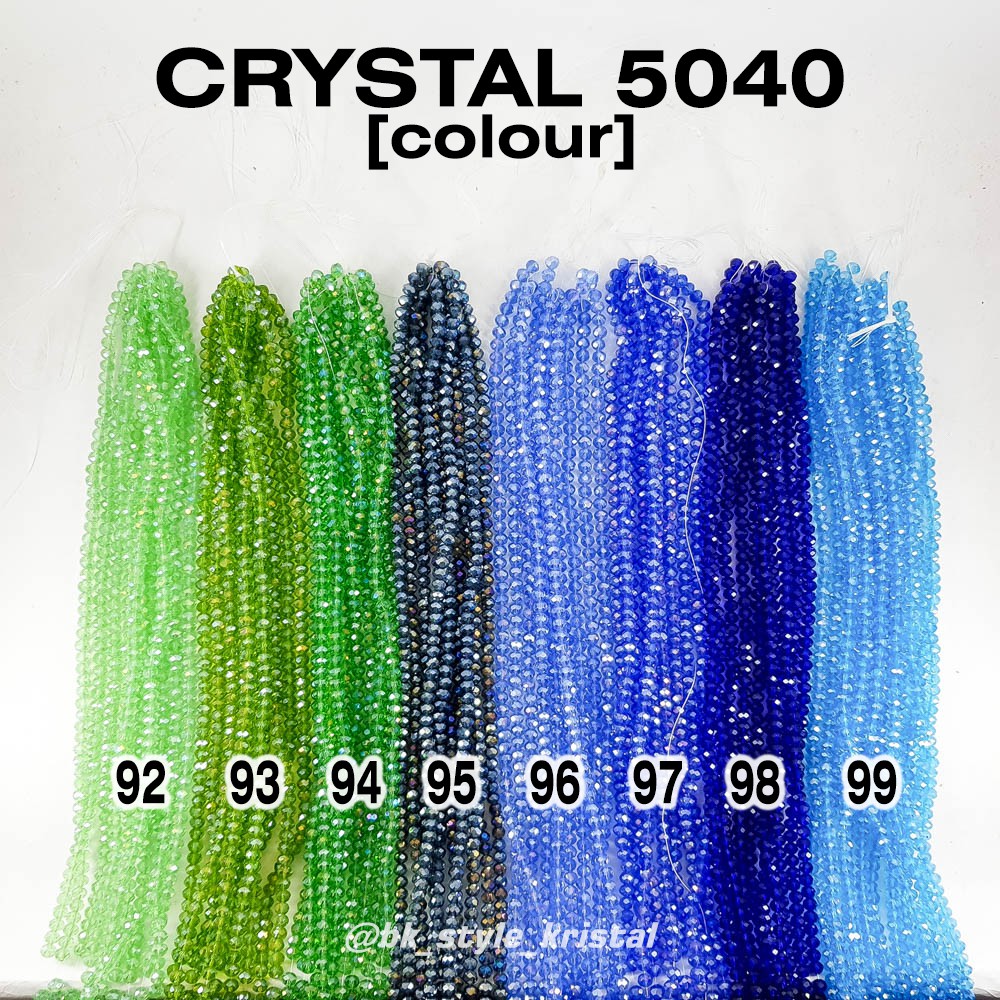 Kristal Renteng 5040 Warna - Per renteng/string - Part 3