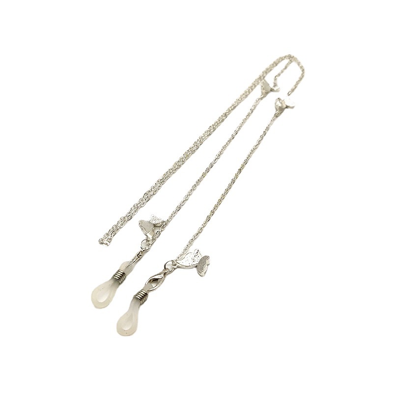 Tali Lanyard Kacamata Dengan Manik-Manik Butterfly Warna-Warni Anti Hilang