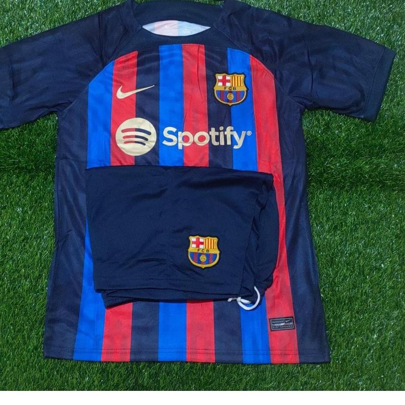 Update Setelan Jersey Barcelona Home 2022 2023 Grade Ori Import Baju Sepak Bola Barca .,