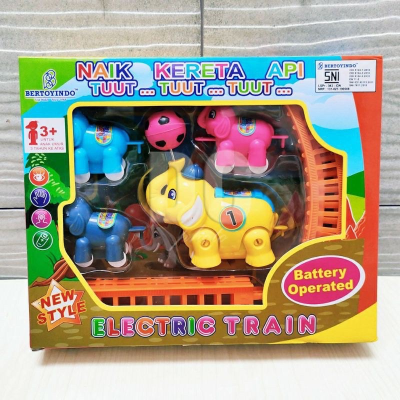 MAINAN ELECTRIC TRAIN KERETA ANJING LAUT BATRAI