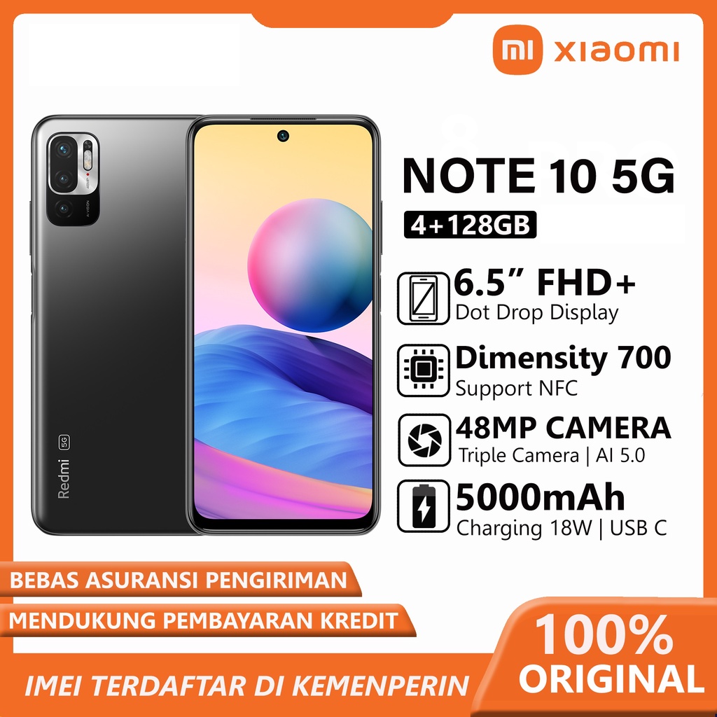 Xiaomi Redmi Note 10 5G 4/128GB NFC Garansi Resmi