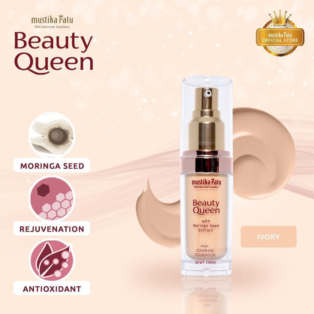 MUSTIKA RATU BEAUTY QUEEN HIGH COVERAGE FOUNDATION DEWY