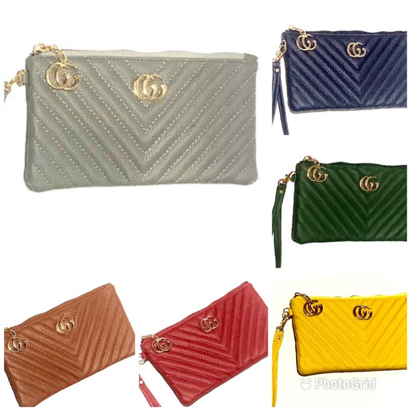 Dompet hp GC bordir 2 Ruang 4 card / dompet kartu / dompet wanita