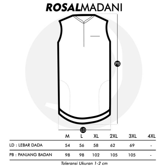 ROSAL MADANI ROMPI SHALAT PRIA KURTA DEWASA JUMBO SALAT SHOLAT SOLAT PAKAIAN MUSLIM LAKI-LAKI