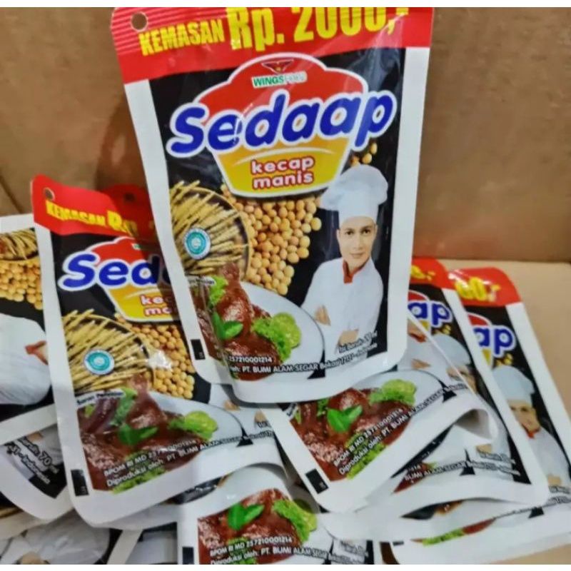 

Kecap Sedap Kecap Sedaap Kecap Manis Kemasan Ekonomis Extra isi 10% 63 Ml+6 Ml Kecap Kedelai Kecap Sachet