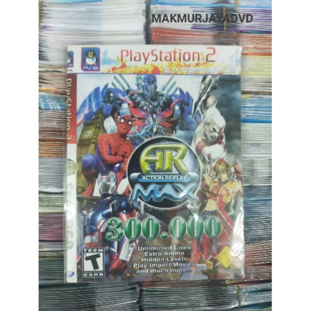 KASET PS2 ACTION REPLAY MAX 300.000 KOPAB