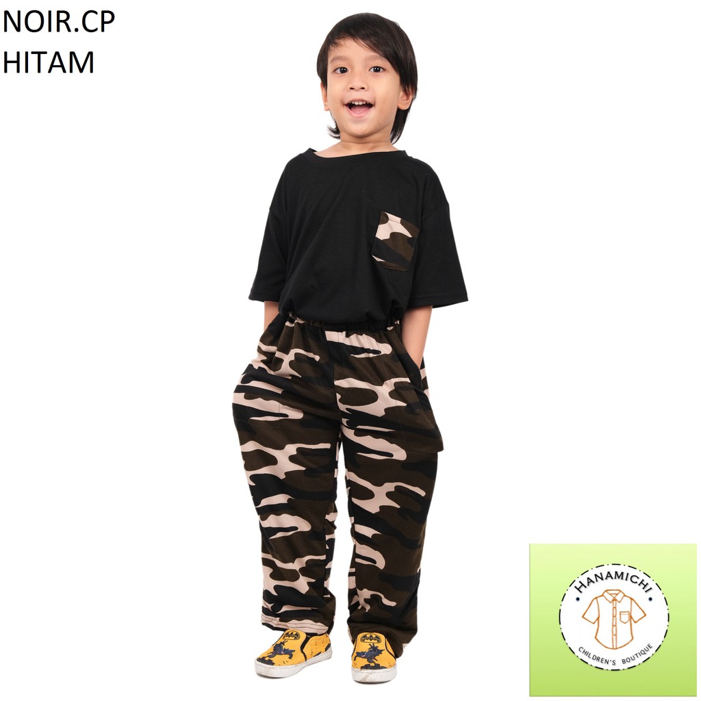 Hanamichi NOIR.CP Baju Tidur Anak Lengan Pendek