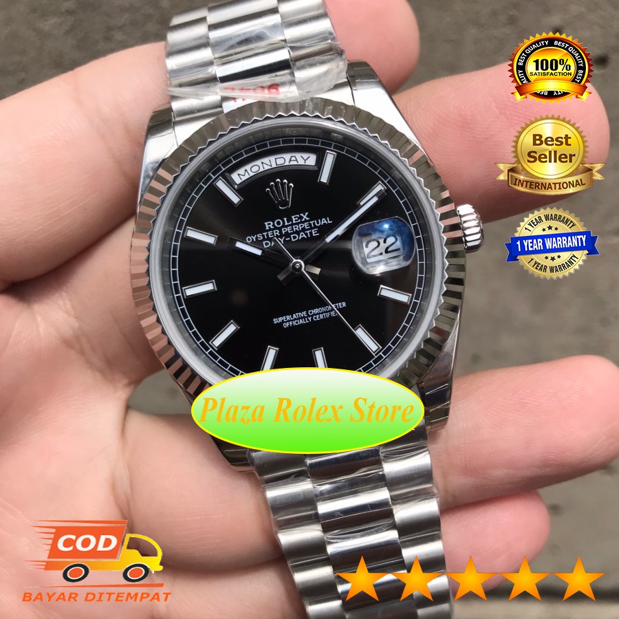 Diskon Jam Tangan Rolex Day-Date 228239 President Swiss Eta 904L 1:1 warranty 1 Year