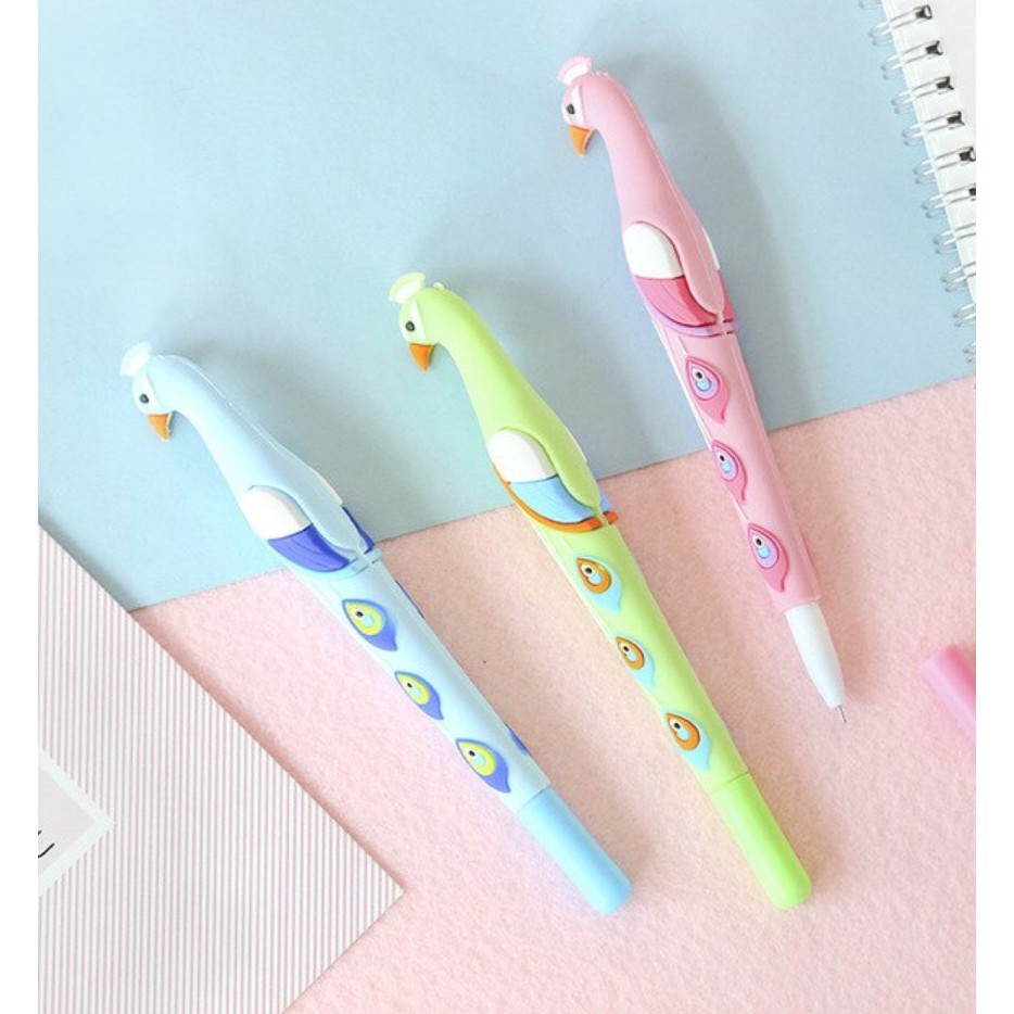 

3pcs Gel pen peacock/merak 84C16E