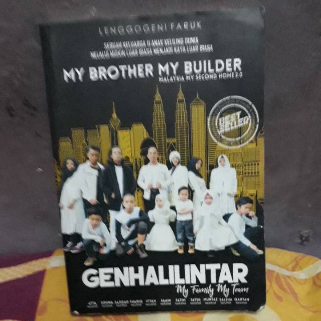 buku gen halilintar my brother my builder