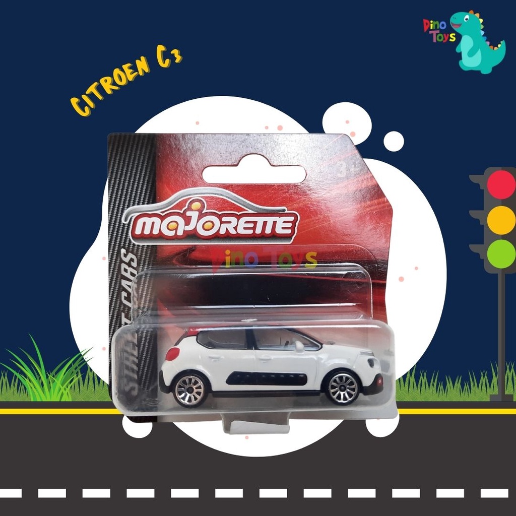 Majorette Citroen C3 Diecast - White [1:64]