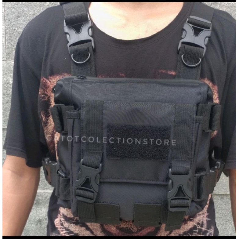 Chestbag Tas Dada Tactical Army Kekinian Hightquality