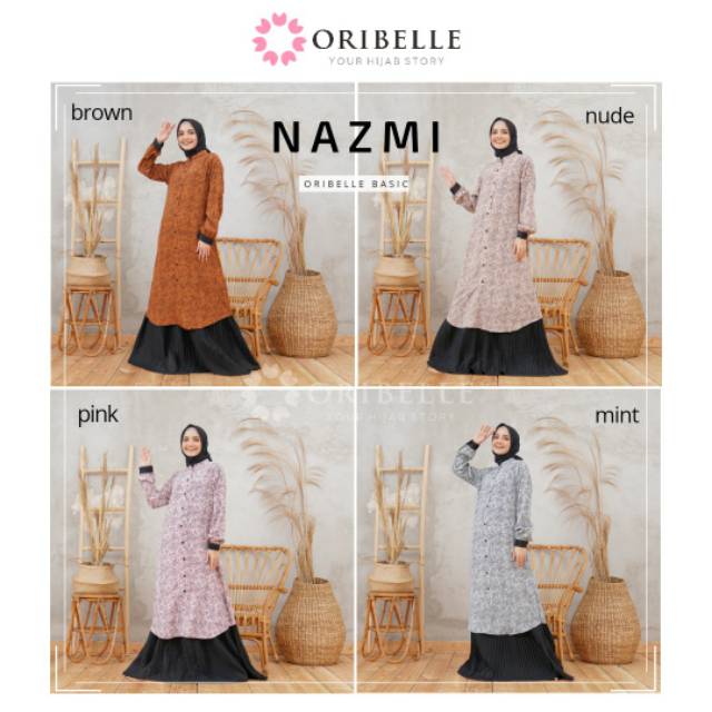 NAZMI BY ORIBELLE/ GAMIS CASUAL/ GAMIS ORIBELLE/ BASIC DRESS/ GAMIS PREMIUM