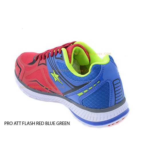 PRO ATT FLASH RED GREEN BLUE Sepatu Olahraga Running Kets Casual Sneackers