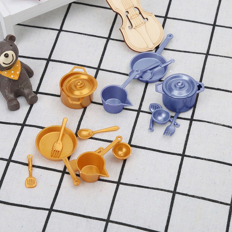 Mary Children Lifelike Kitchen Appliance Fork Pot Mainan Set Edukasi Untuk 3-8 Anak