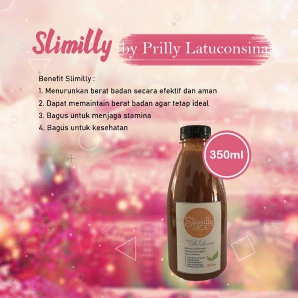 

Stock Terbatas SLIMILLY JUICE 350ML BY PRILLY LATUCONSINA ゜O ゜ 65