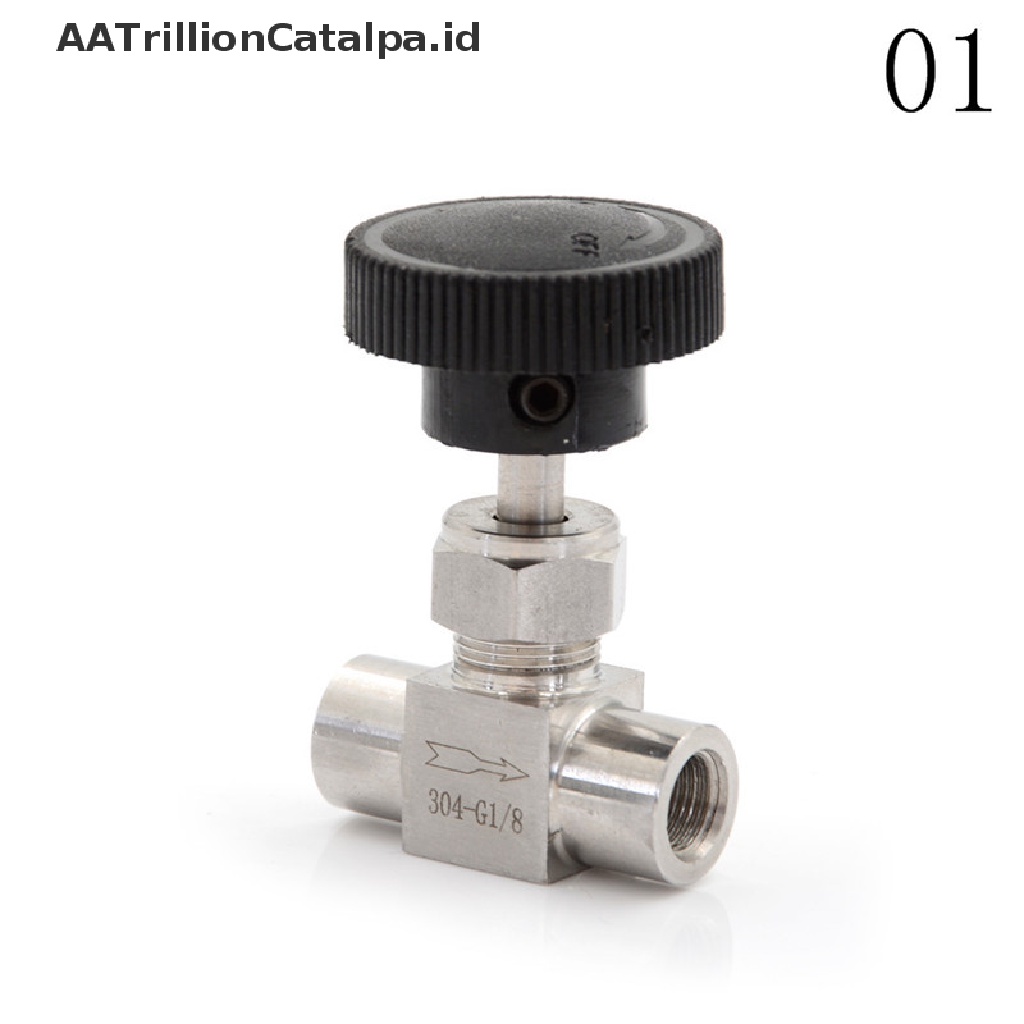 (AATrillionCatalpa) Katup Kontrol Aliran Air / Gas / Minyak 3 / 8 &quot;BSP Female Bahan Stainless Steel