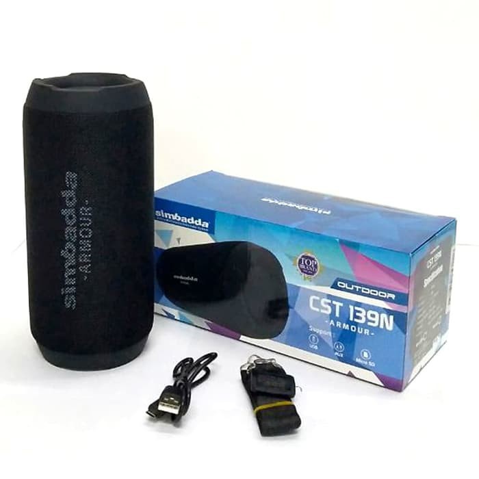 SPEAKER MULTIMEDIA SIMBADDA CST 139N BLACK / GRAFITI SUBWOOFER PORTABLE MUSIC PLAYER POWER SOUND