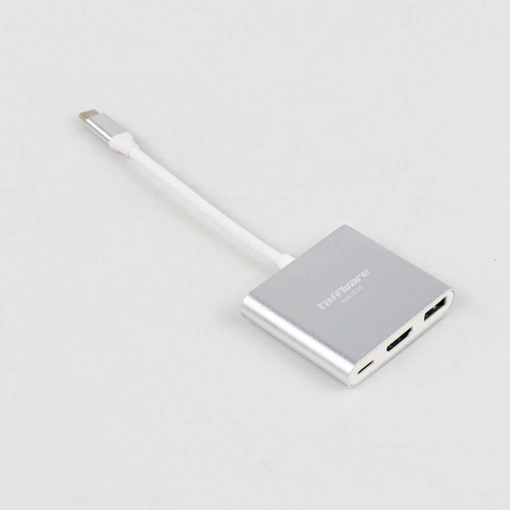 Taffware USB Type C 3.1 to USB 3.0 HDMI USB Type C - hpq1034 - Silver