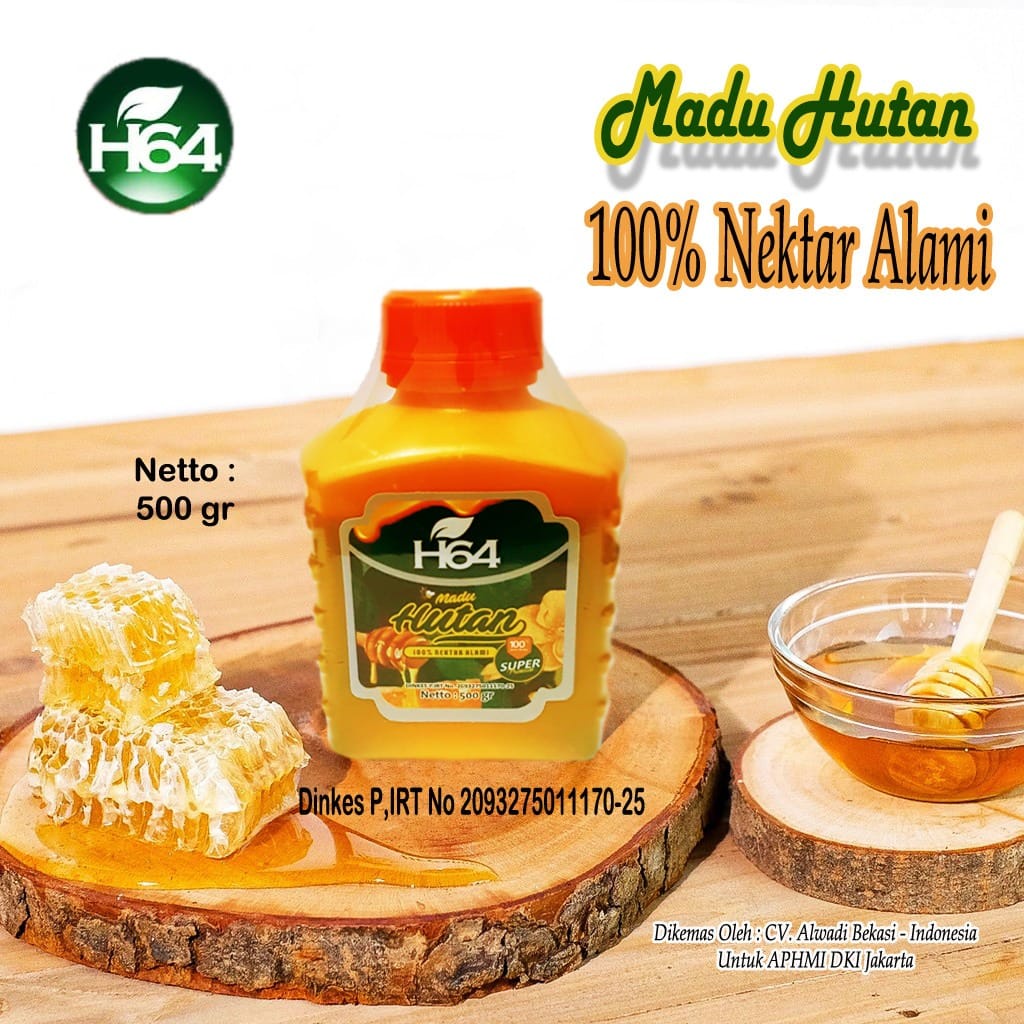 

madu hutan super H64 produksi alwadey 500 gr