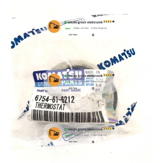 THERMOSTART KOMATSU PC200-8 6754-61-6210 6754 61 6210