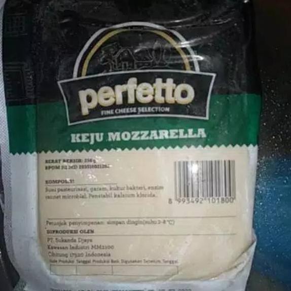 

Sale!!! Mozarella perfetto 250gr label asli