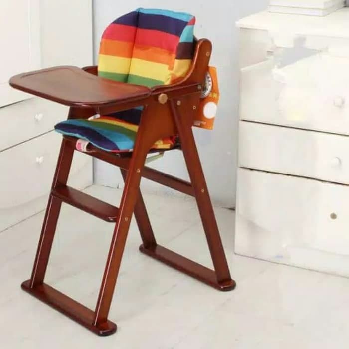 Alas Stroller - Bolak-Balik Motif Rainbow - Stroller Pad - Alas High Chair dan Carseat