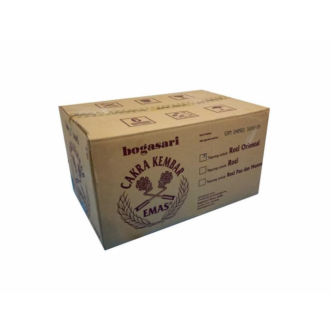 

Tepung Cakra Kembar Emas Bogasari Premium Oriental 5 Kg Utk Roti Halal