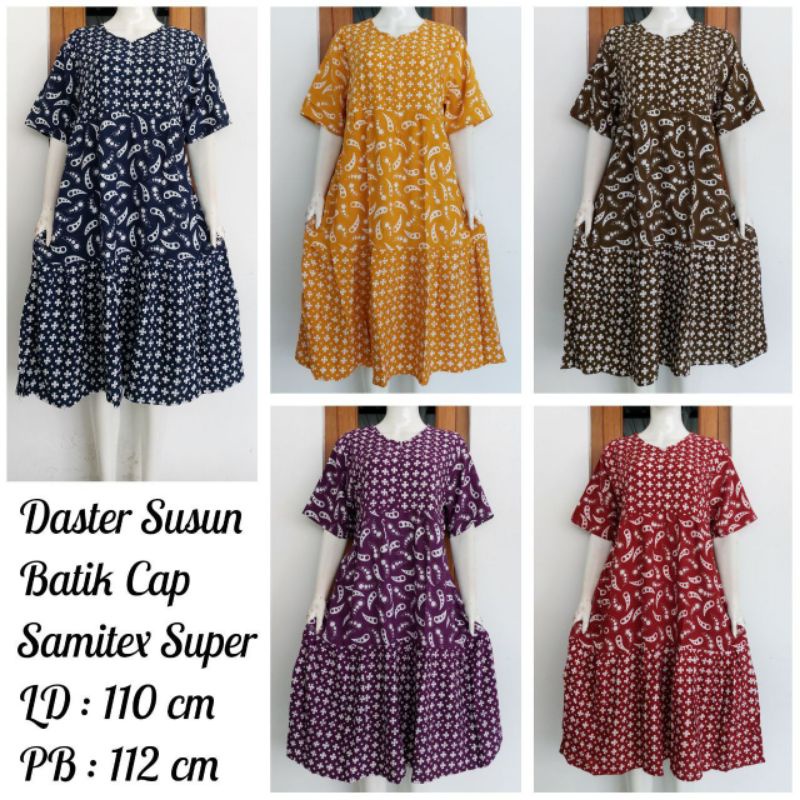 daster susun batik cap