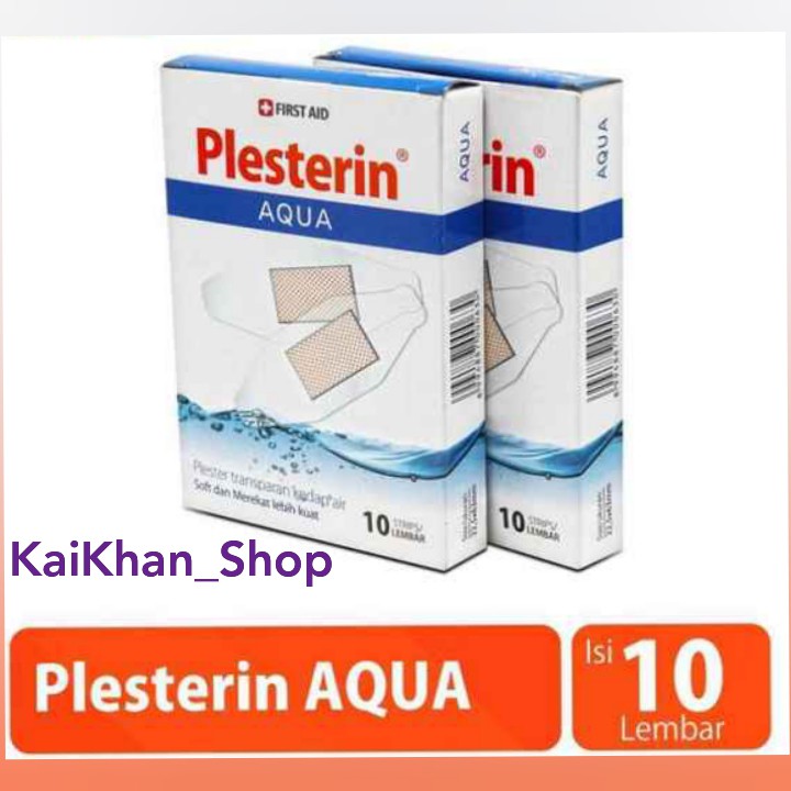 Onemed Plesterin Aqua Transparan Anti Air Plester luka [ 10pcs / Box ]