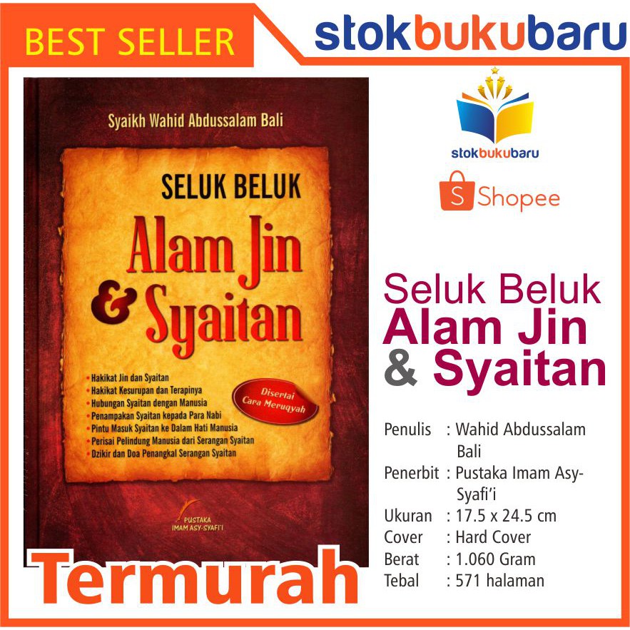Buku Seluk Beluk Alam Jin Dan Syaitan Disertai Cara Meruqyah