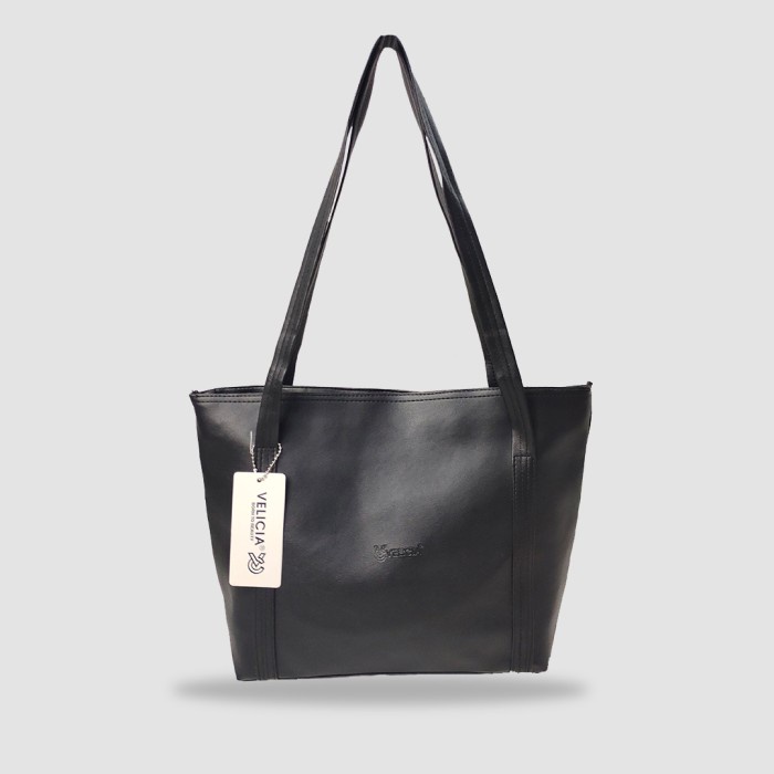Tote Bag Resleting Kanvas Sekolah Wanita Selempang Tulisan Import E3D5 Putih Sintetis Estetik Kuliah