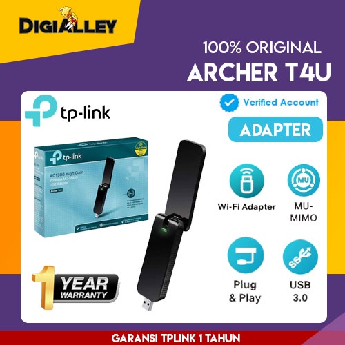 Wireless Adapter TP Link ARCHER T4U AC1300-TPLink ARCHER T4U Dual Band