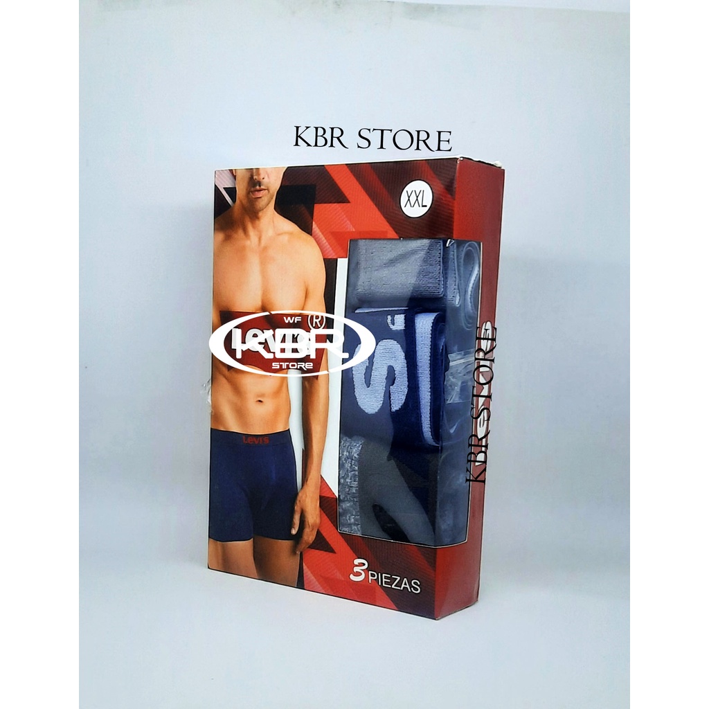 boxer isi 3 PCS celana dalam pria/celana boxer pria/kolor pria/celana pendek pria LEVIS fwd shop / UNDERWAER TERBARU UNDERWAER LEVIS PREMIUM kbr store