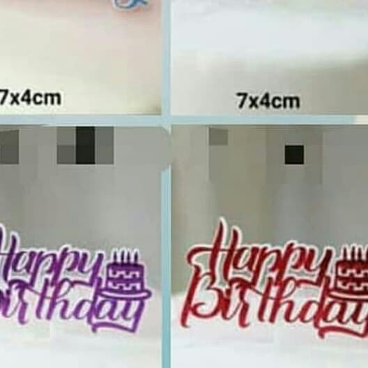 

KUE-PENGHIAS-ALAT- TOPPER TUSUK HAPPY BIRTHDAY PLASTIK -ALAT-PENGHIAS-KUE.