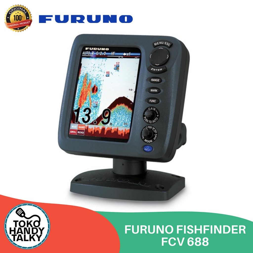 FURUNO FISHFINDER FCV 688 FCV688 FISH FINDER ECHOSOUNDER NEW ORIGINAL GARANSI RESMI