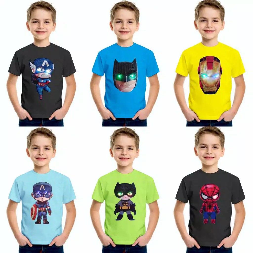 BANDUNG Kaos Anak Led Karakter Baju Anak Led Cowok Kaos BANDUNG Kaos Anak Led Karakter Baju Anak Led Cowok Kaos