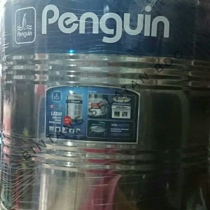 TOREN TANGKI AIR SS PENGUIN 1500L TBSK 1500 ( PAKAI KAKI)