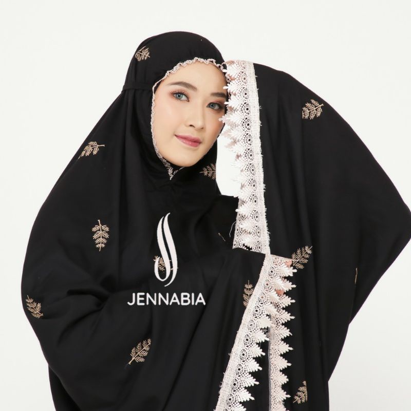 MUKENA DEWASA BORDIR CEMARA RAYON SUPER ADEM